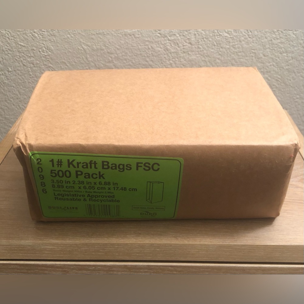 NEW DURO MULTI-PURPOSE BROWN PAPER BAGS - Picture 1 of 6